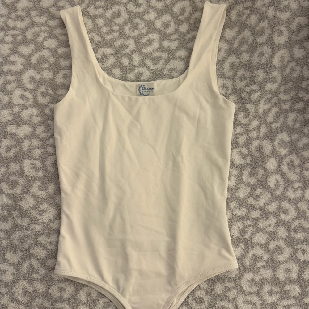 Blue Rain by Francesca’s Cream Bodysuit – Like New, XS